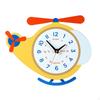 3D Cartoon Wall Clock Child Silent Hanging with Pendulum for Kids Rooms, Learning Clocks,