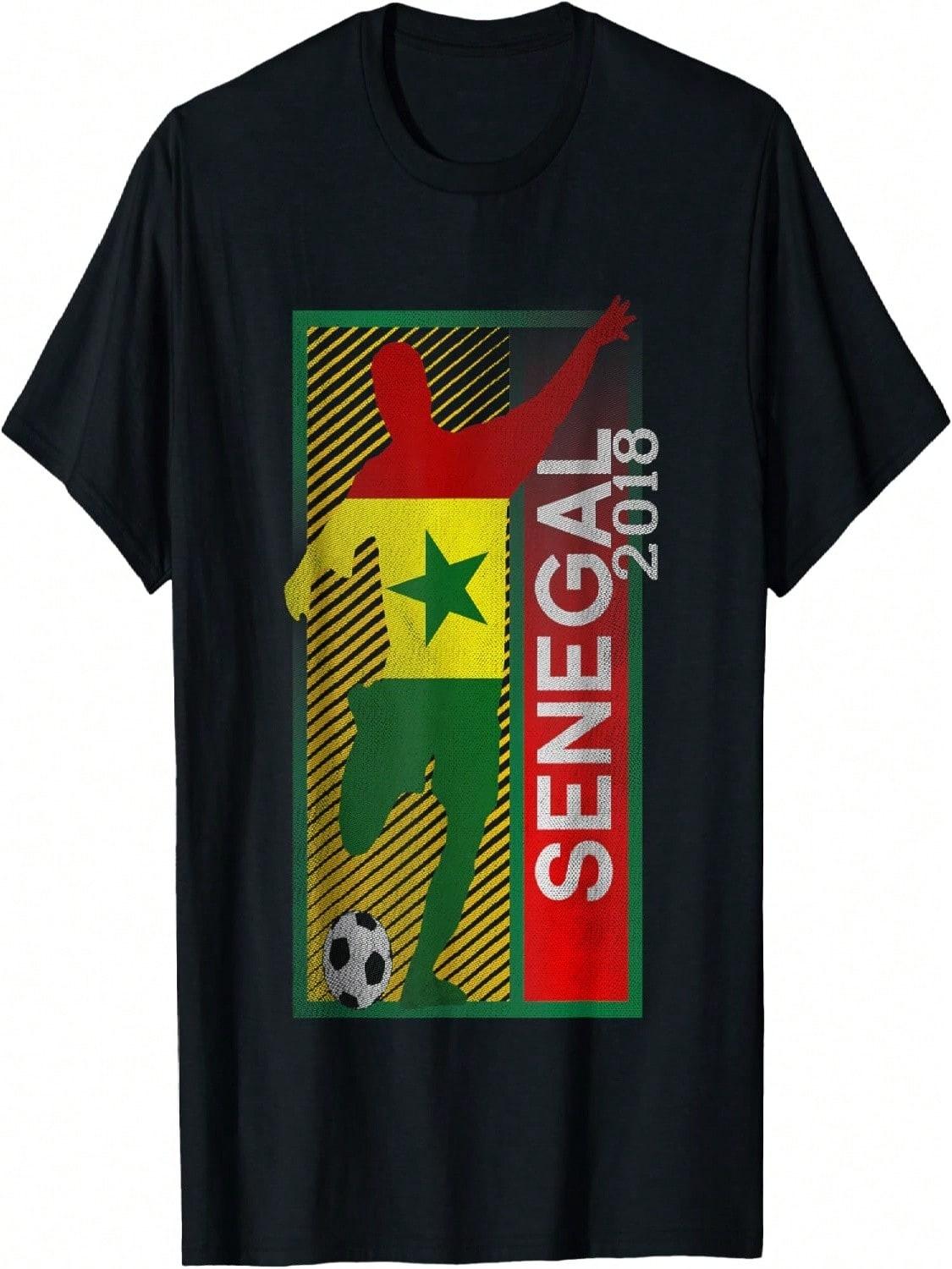 2018 Football Cup T-Shirt Senegal S разноцветный