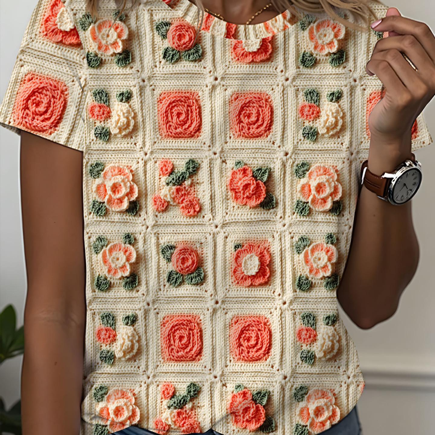 

Уличная модная женская футболка 3D-печать свободная S