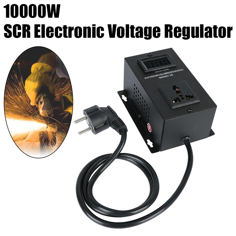 Controller Dimming Dimmer Thermostat SCR Electronic Voltage Regulator AC 220V 10000W Temperature Speed Adjust