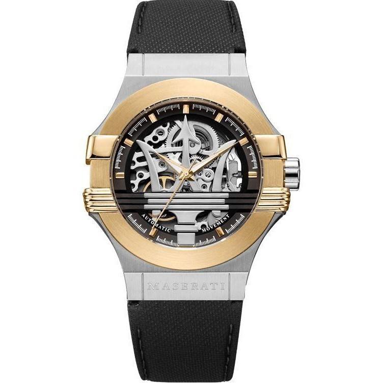 Maserati R8821108011 Pánské hodinky Potenza s automatickým skeletovým ciferníkem
