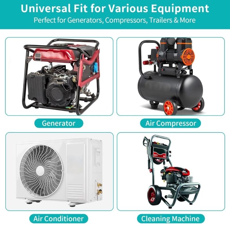 4Pcs AntiVibration Foot Pad Durability Rubber Shock Absorbers Mounts Minimize Vibrations Protect Surfaces in Power Tool