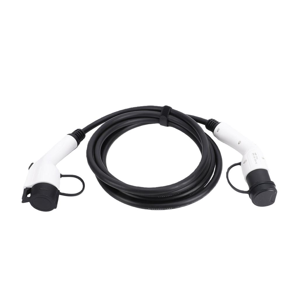 16FT Type 2 to J1772 EV Extension Cable 32A with Storage Bag EV Charging Extension Cable for J1772 Electric Vehicle