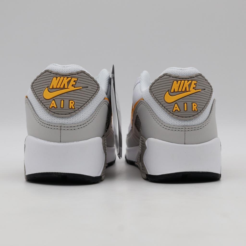 DM0029-119 Nike Air Max 90 White College Grey Vast Grey Laser Orange (Men's)