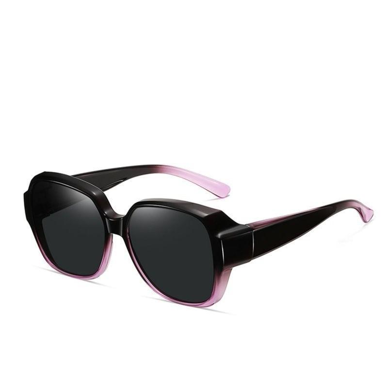Trendy Vintage Anti-UV Sunglasses Unisex Wear Over Myopia Prescription Eyewear Outdoor Travel Fit Over Sun Glasses for Sports