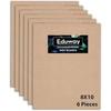 Eduway 8X10 Inch Mdf Board Wood Sheet For Mandala , Lippan, Resin Art & Craft, 4Mm Thick, Pack Of 6 - Premium Cardboard