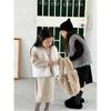 Girls Winter Solid Color Plush Vest Casual Cozy Warm Coat
