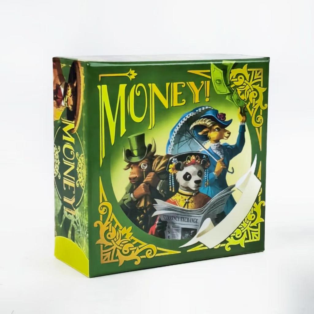 Pieniądze! Kolor pieniędzy - Dwujęzyczna, wieloosobowa, swobodna gra stołowa.