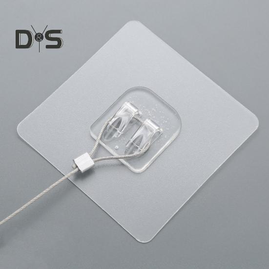 Automatisk dørpumpe med stålvire, justerbar, stansfri, selvklebende veggmontering, baderom, soverom, skyvedør, lukkeanordning