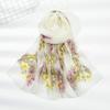 Print Silk Scarf Vintage Headkercheif Hijab Foulard Bandana New Neck Tie Shawl Wraps  Women