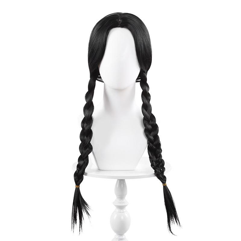 Adams Family Halloween Wednesday Adams Black Dress Costume