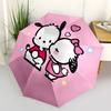 Pacha Dog Automatic Open/Close Umbrella-Cute Umbrella with Cute Design, Portable 3-Fold Compact Umbrella for Men & Women, Halloween Christma