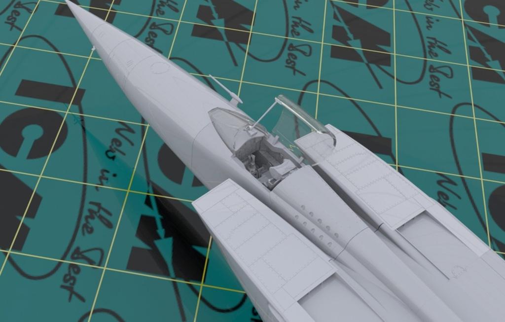 ICM scale Soviet Air Force RBF plastic model kit 48904 1/48 MiG-25