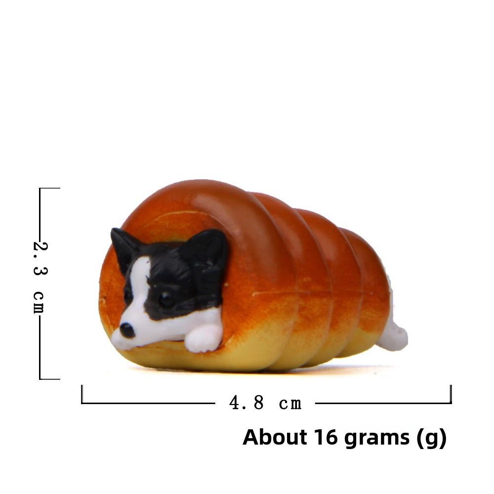 Cute Kawaii Corgi And Husky Pvc Figure With Sweet Donut Design For Home Decor And Gift Husky