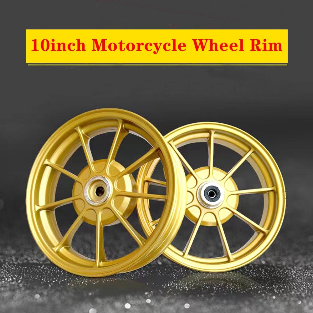 For Honda DIO50 AF18/27/28 Z4 ZX AF34/35/56 Modify 10-inch Aluminum Wheel Rim Front Disc Brake Wheel Rear Drum Brake Wheel Rim