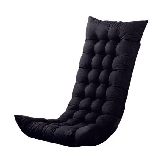 Recliner Chair Cushion with Ties Thick PP Cotton Chairs Pad for Garden Office Washable