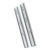 14in Side Mount Drawer Slides Quiet Smooth Double Spring Buffer Cold Rolled Steel Side Hanging