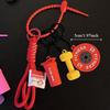 Water Cups Barbell Plates Keychain Detachable Fitness Series Pendant  Bodybuilder