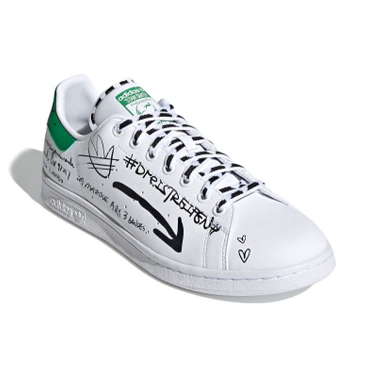 Adidas Stan Smith Sharpie Pack - Graffiti White Green Unisex Sneakers Cloud-White GV9800