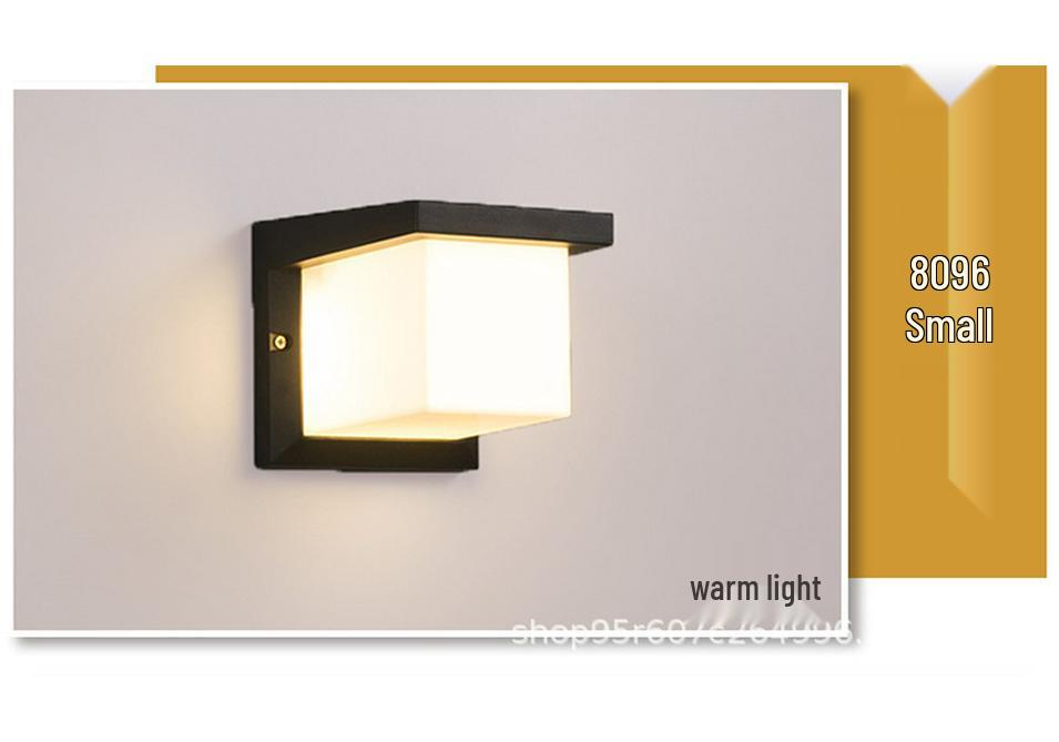 Nordic Creative Waterproof LED Outdoor Wall Lamp for Courtyard, Corridor, Hallway, Balcony