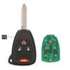 Jingyuqin Remote Car Key 315/433Mhz ID46 for Chrysler/JEEP/DODGE 300 200 Aspen Sebring Commander CE0888 OHT692713AA OHT692427AA