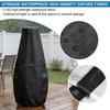Outdoor Chiminea Cover 210D Waterproof Protective Sleeve Fireplace Fire Pit Cover Heater Bag Heating Warmer Stove Furniture Tent
