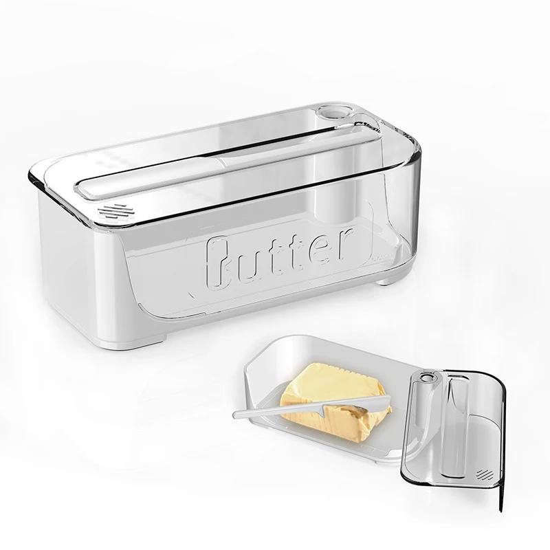 

Масленка для резки сыра, контейнер для хранения масла, кухонная коробка с крышками белый