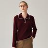 Zhaojun Women's 100% Cashmere Color-Block Rope Knit Sweater