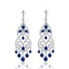 Temperament Long Fringed Earrings, Zircon Bridal Stud Earrings, Ear Jewelry, Women