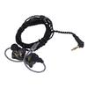 Earphones Super Bass Boost Wired Earbuds Noise Reduction Stereo Headphones for Listen To MusicWithout Microphone Black