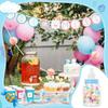 12Pcs White Baby Bottle Shape Candy Bottle Baby Shower Favor Plastic Mini Feeding Bottle for Birthday Baby Shower Gift Decor