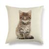 Cute Cat Linen Sofa Cushion Cover - Simple Style, Special Edition 430