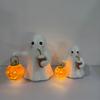 Cute Ghost Halloween Decoration Nightlight Resin Home Decor Items Creative Crafts Atmosphere Halloween Decorations Home Decor