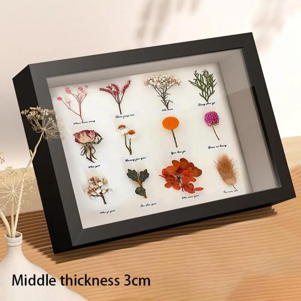 Dried Flower Shadow Specimen Range Deep Box Display Box Picture Memory Case Frame Box Photo Display