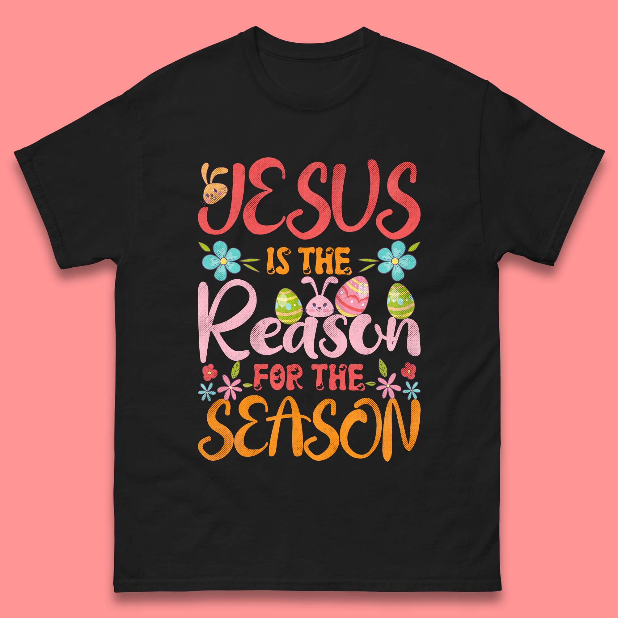 

Jesus Is The Reason For The Season Mens T-Shirt Womens Tops Tees XL