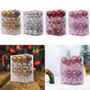 24Pcs Christmas Ball Ornaments Assorted Baubles Charm Pendants Delicate Crafts