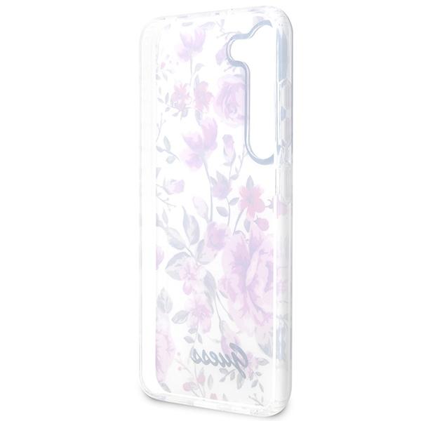 Etui Do Samsung Galaxy S23 Plus Guess Flower Collection Białe
