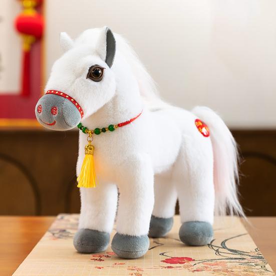Horse Doll National Style Fabric Texture Auspicious Meaning Horse Figure Year of The Horse Blessings Soft Doll Toy