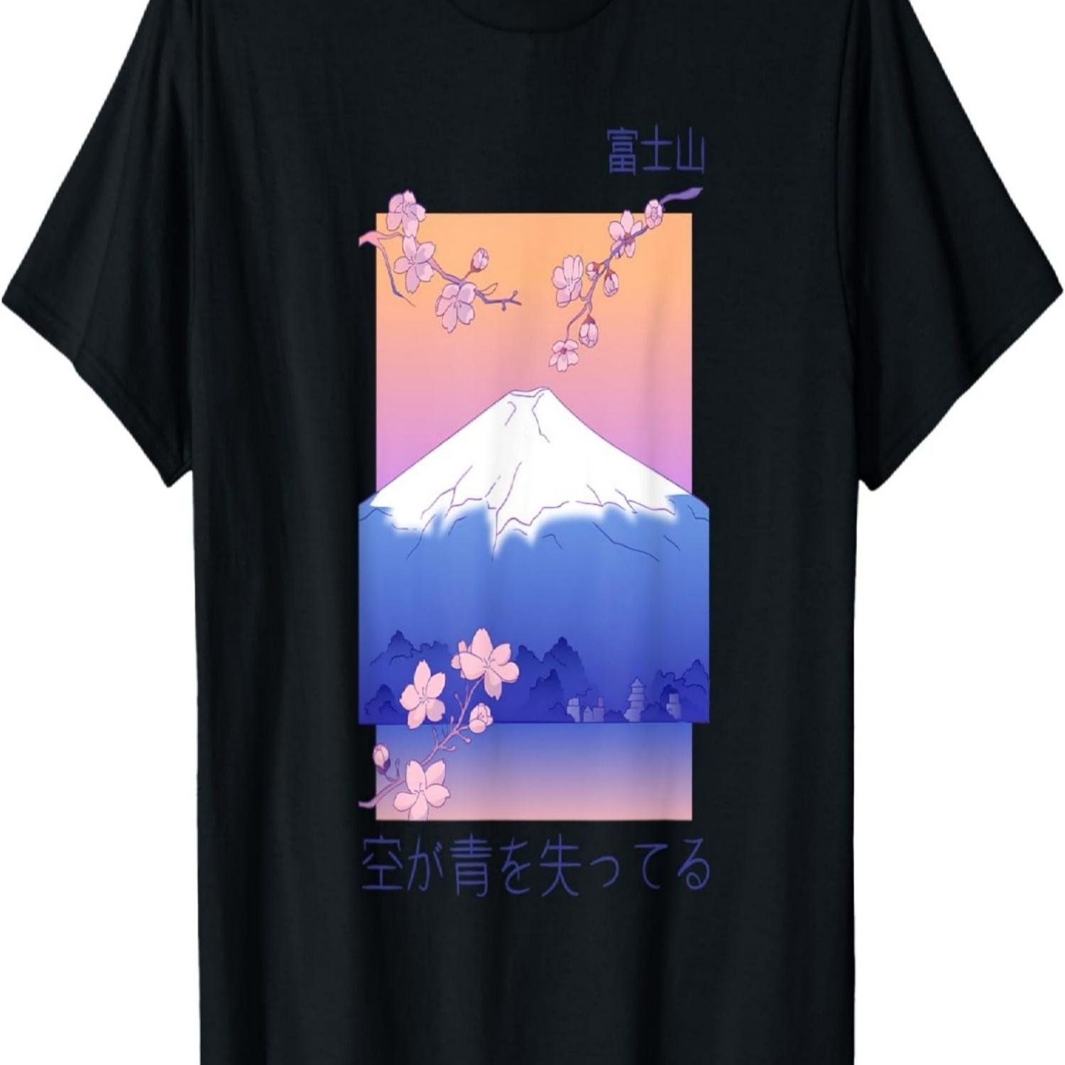 Vaporwave Aesthetic  Cherry Blossom T-Shirt(2) S