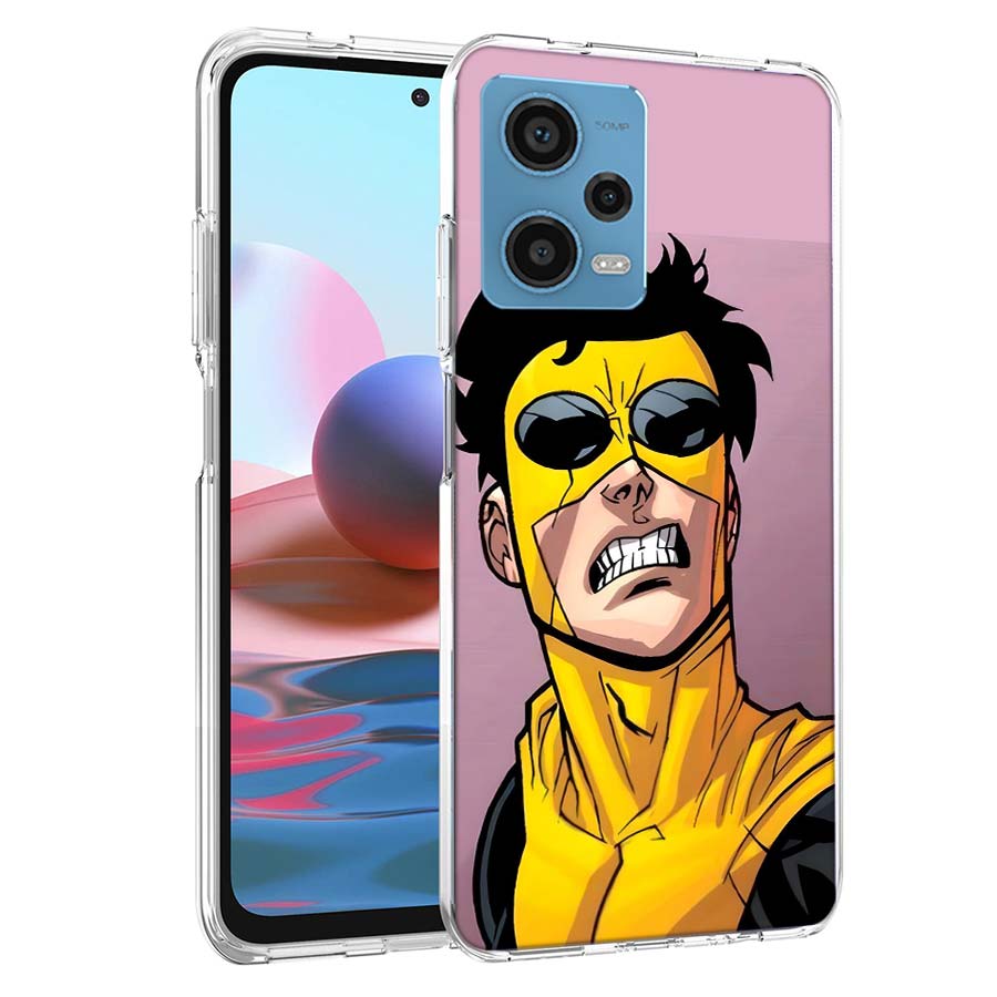 Cartoon Invincible Phone Case For Redmi Note 13 12 14 15 Pro Plus 13R 11 11T 11E 11S 10 Pro 10S 9 9S Cover Cell Clear TPU Capa C