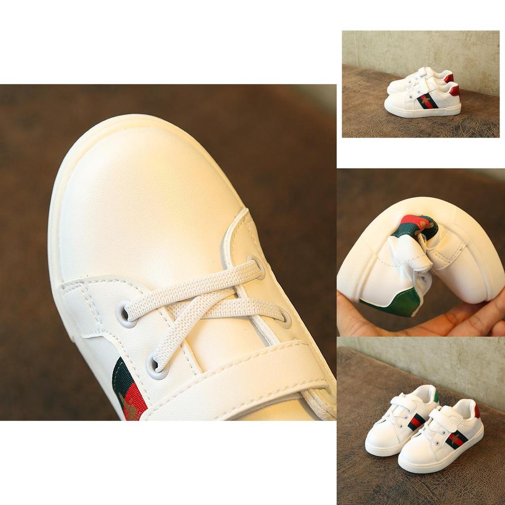 Fashion Bee Children's Shoes Embroidered Lace Casual Shoes With Round Toe And Rubber Sole