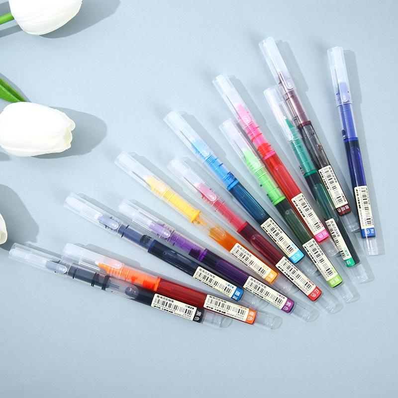 Quick-Dry Ink Rollerball Pen: Ideal for Students, Note-Taking, Highlighting & Journaling