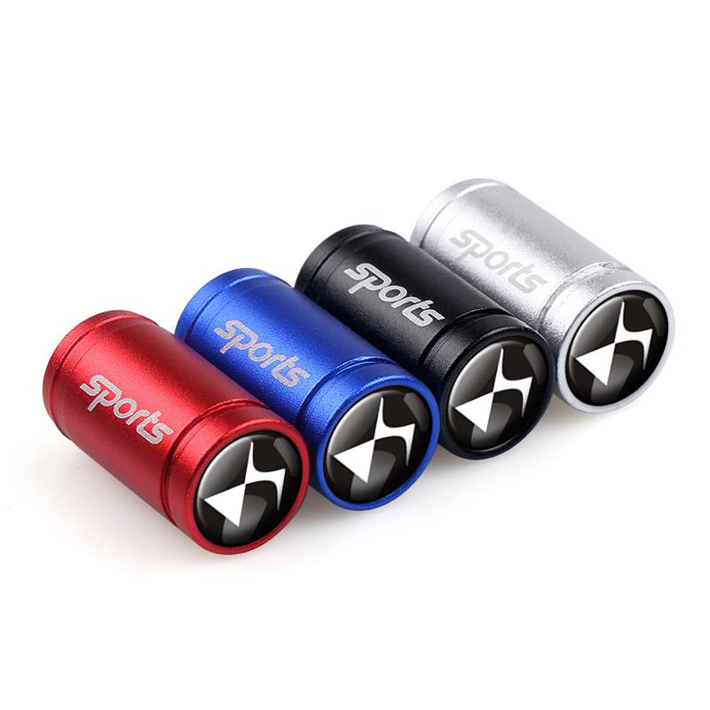 4Pcs Car Wheel Tire Valve Caps Tyre Stem Cover For Citroen C1 C2 Grand C4 Picasso C4L VTS C-ELYSEE DS C3-XR C5 C6