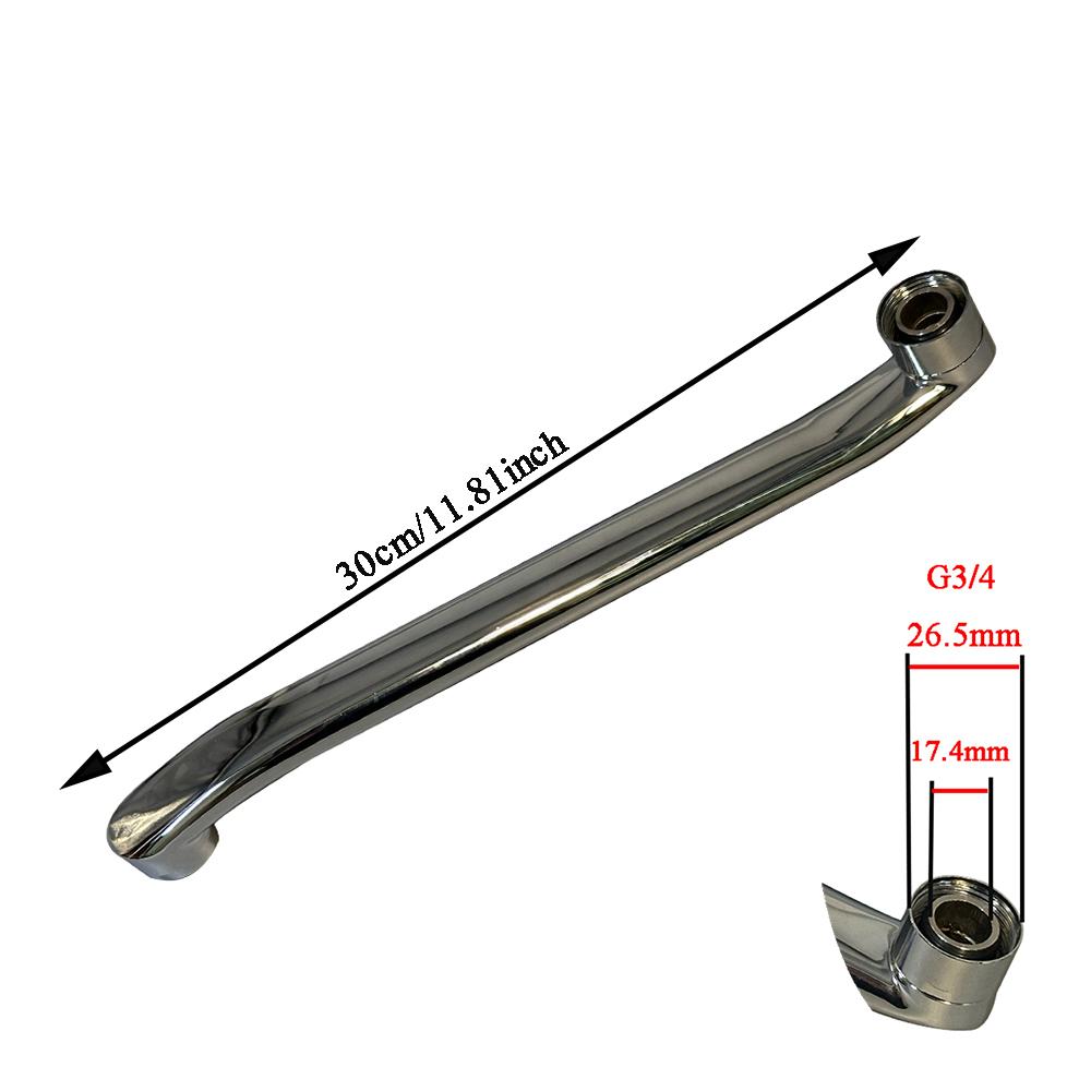 Herramienta de Reparación de Fugas para Grifo de Baño Bourdillat Codo de Salida de Agua Tubo de Extensión en S