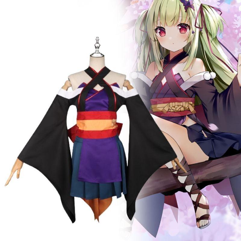 Elegant Cosplay Set With Headpiece For Anime Theme Conventions