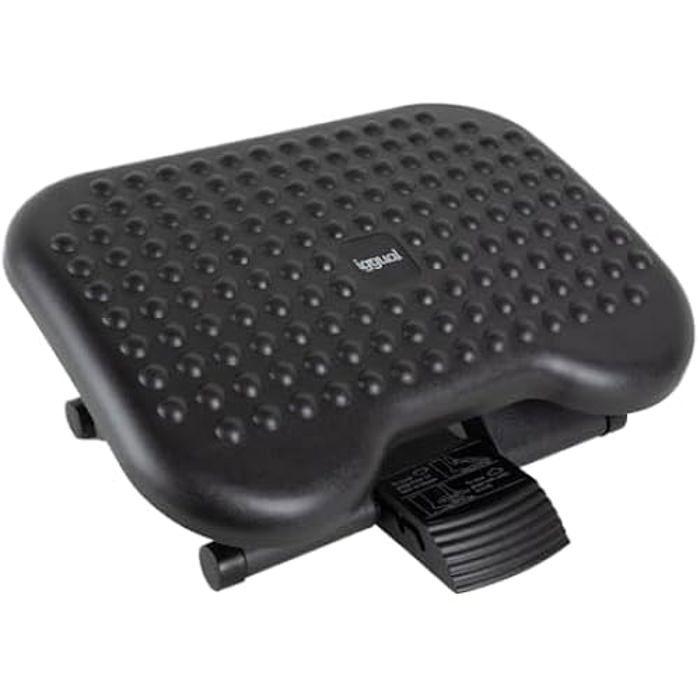 Repose-pieds ajustable - IGGUAL - RP3 - Noir - 3 positions - Acupression