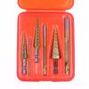 6 Pcs Titanium Drill Bits Set, 3-12Mm For Metal Wood, Hard Steel Twist Bits, Corrosion Resistant, Precision Hole Enlarging Tools