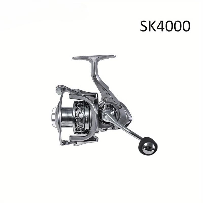 Front and Rear Power Output Spinning Reels Stainless Steel Bearings Silver Honeycomb Metal Wire Cup Long-range Casting Suitable for All Waters