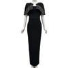 Europäisches & Amerikanisches Elegantes Damen-Strassschal-Schmal geschnittenes Bandage-Abendkleid