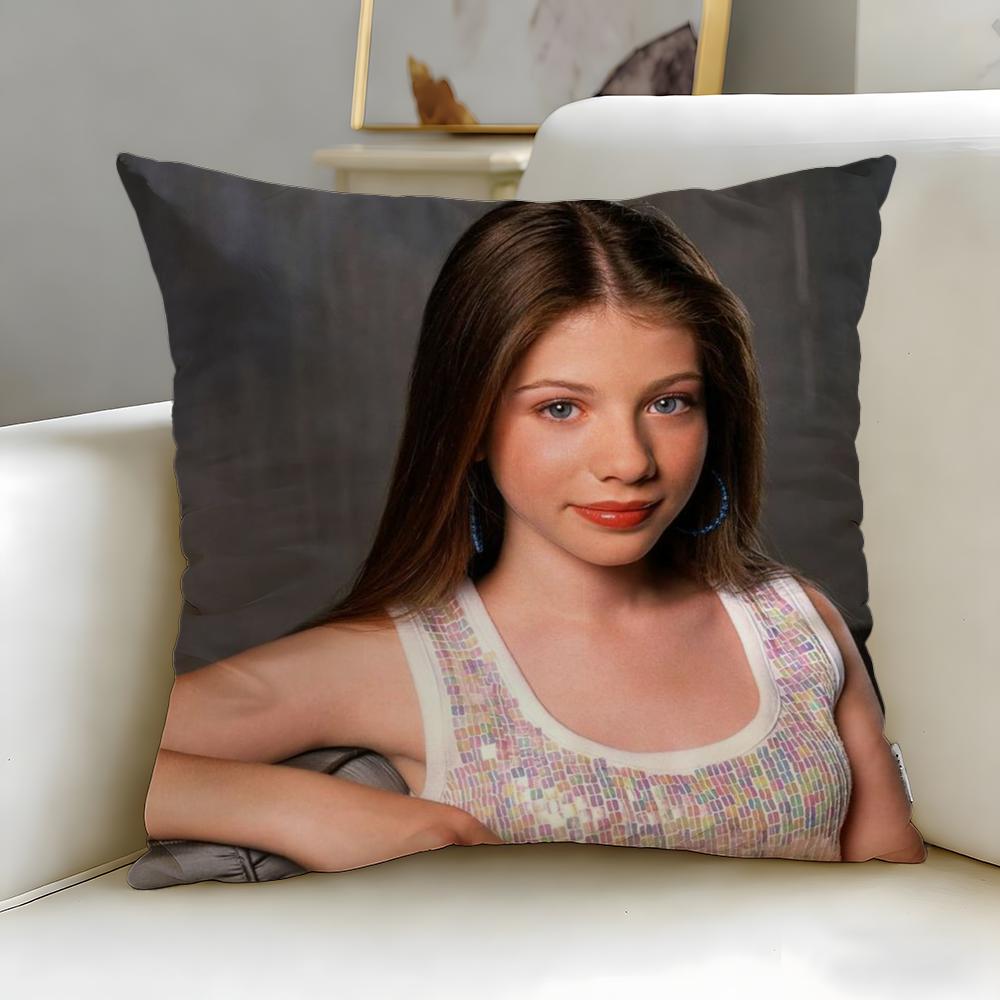

popular actress Michelle Trachtenberg Cushion Cover Soft & Easy-Wash Pillow Case – Versatile for Couch, Bed, Travel and Office 30cmx30cm